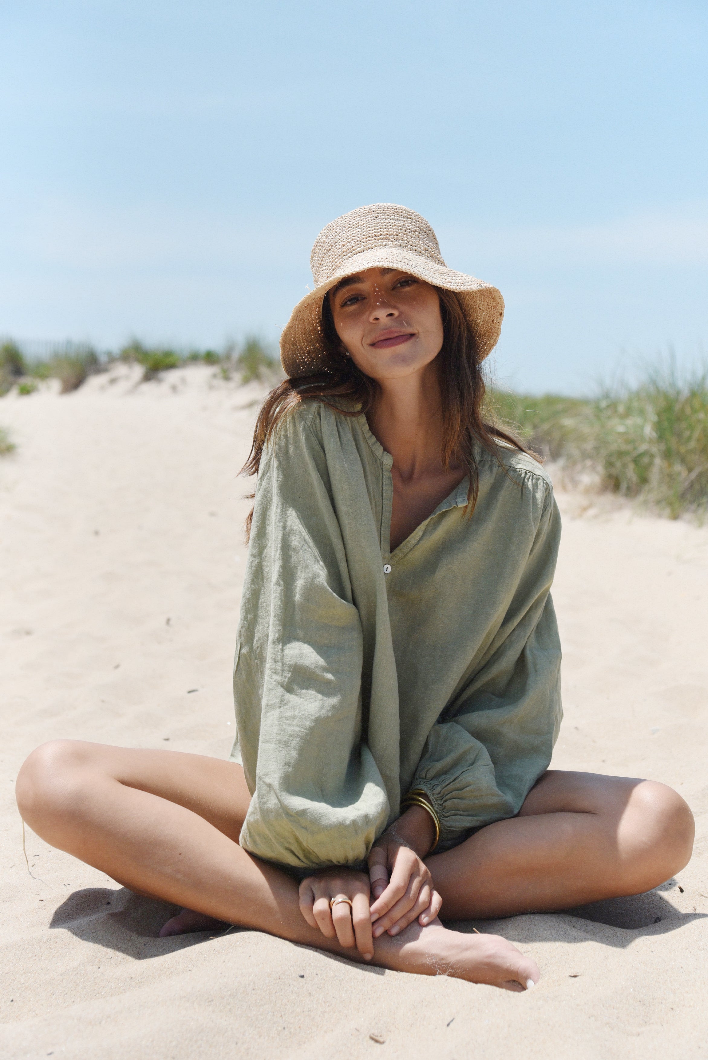 The Lily Blouse // Sage