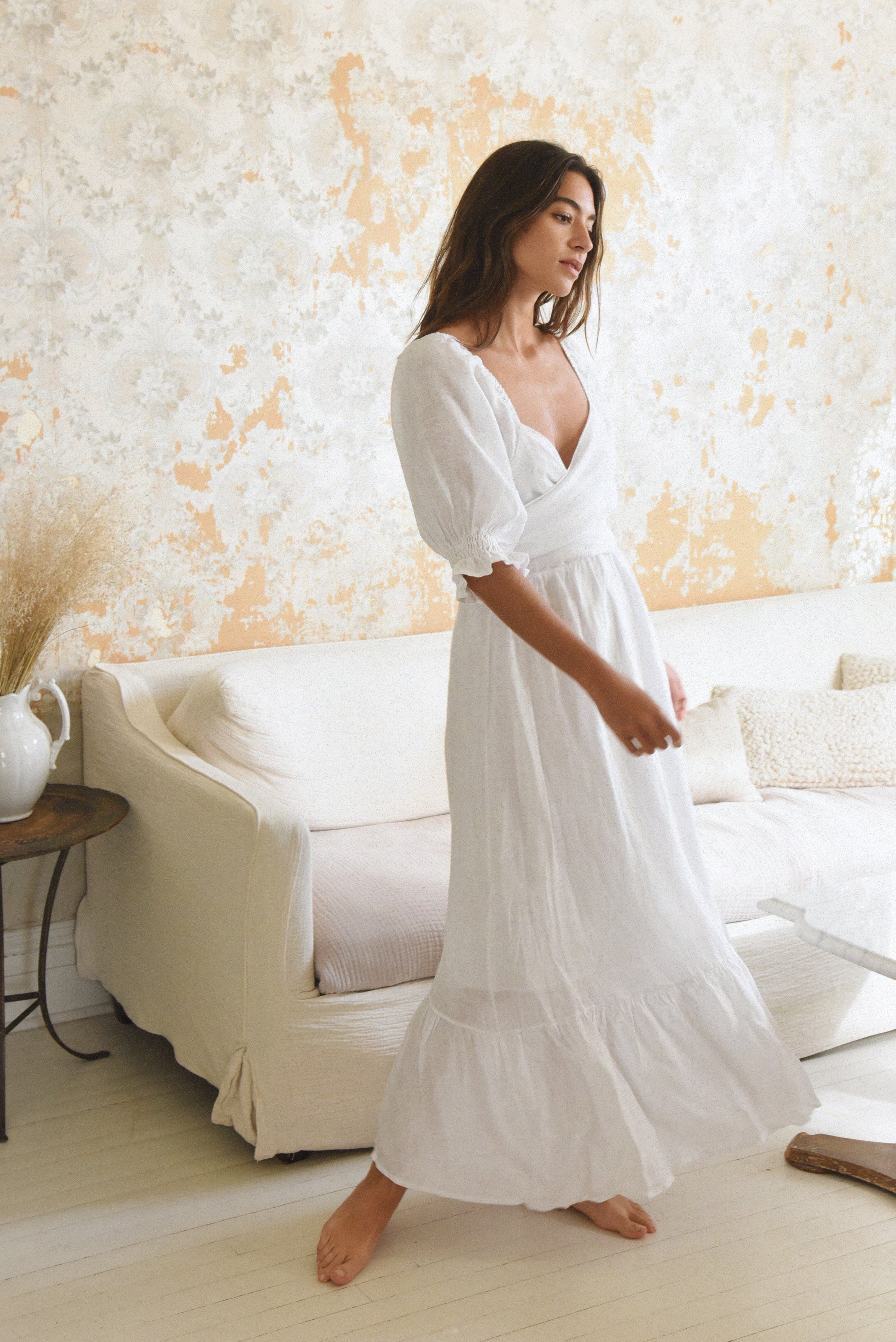 The Savannah Dress // Blanco