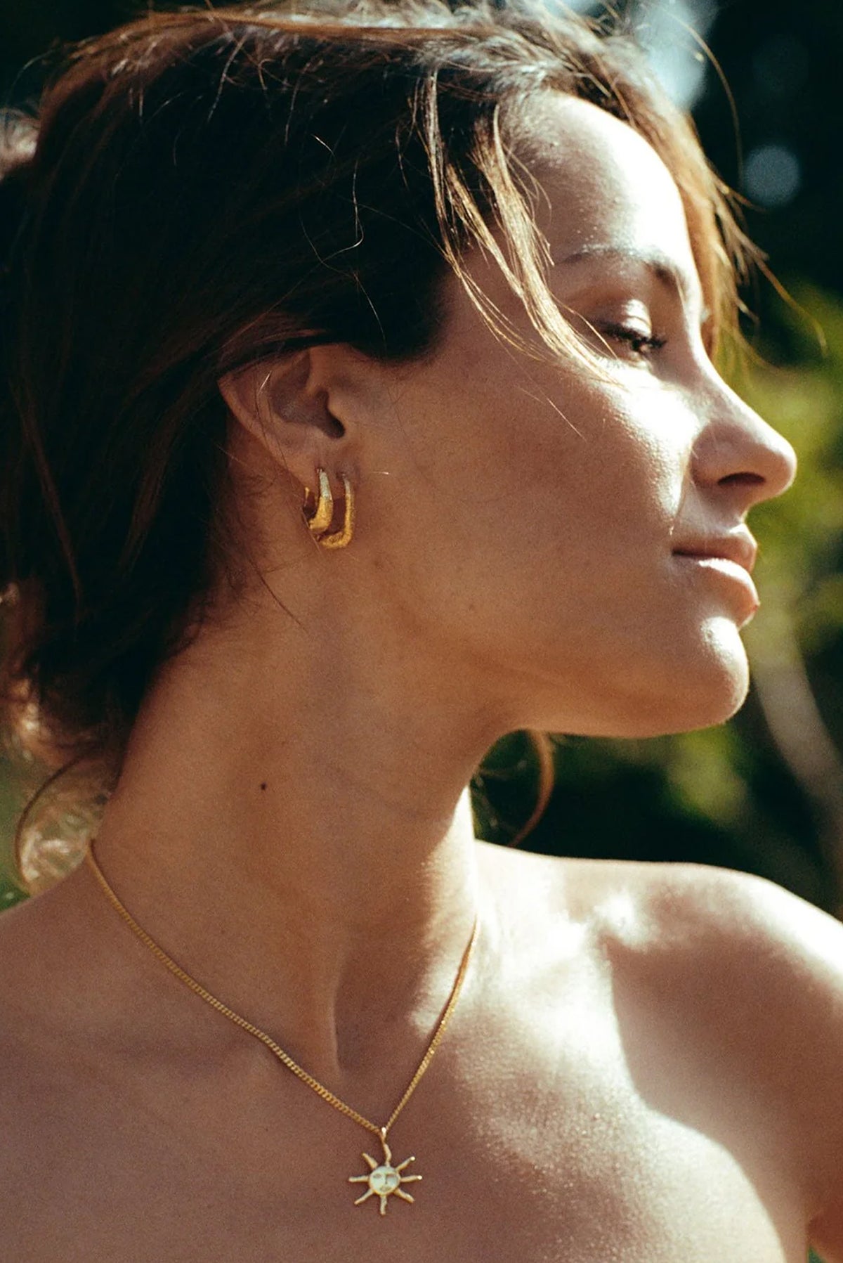 The Sol Necklace // 24K Gold