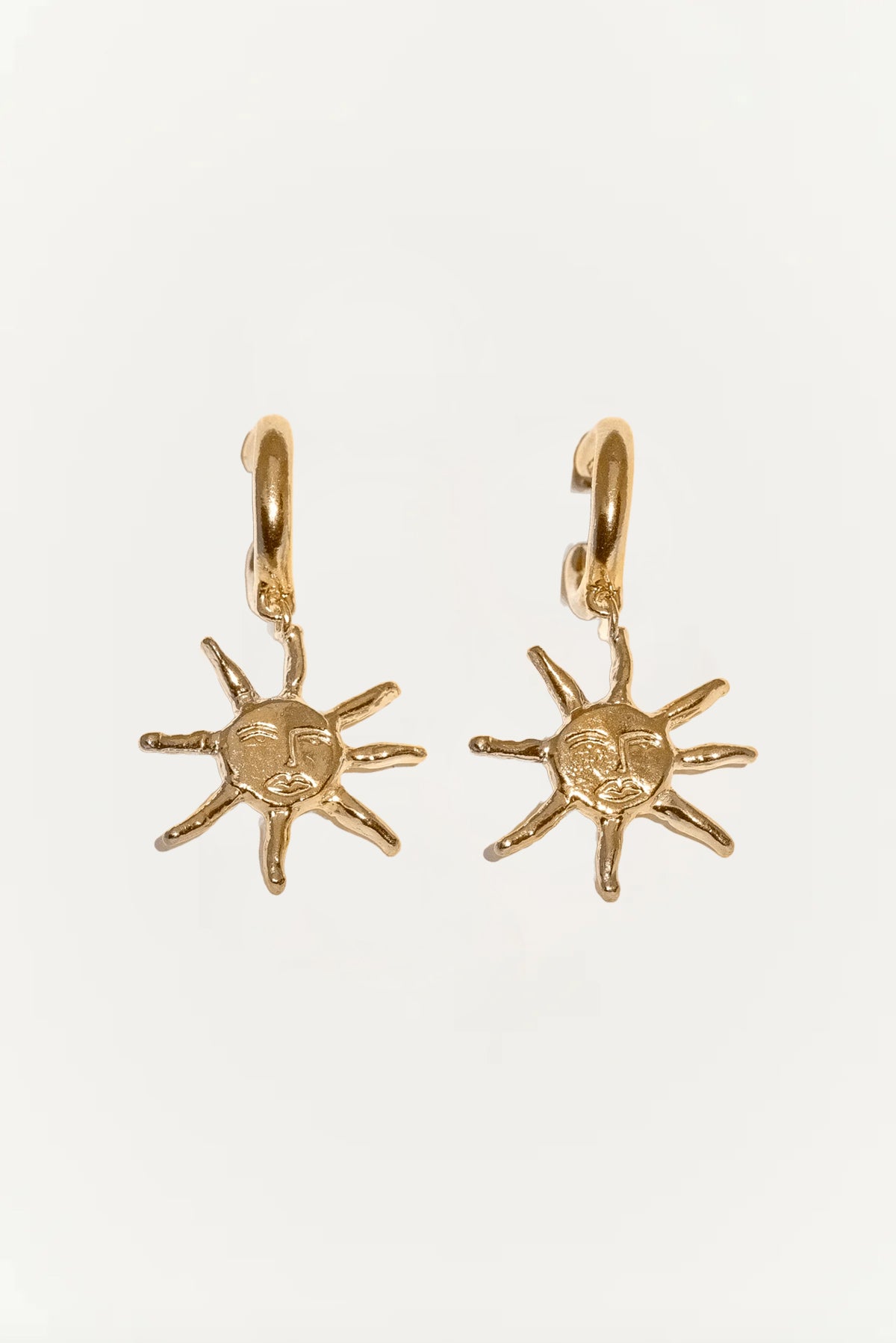 The Sol Earrings // 24K Gold