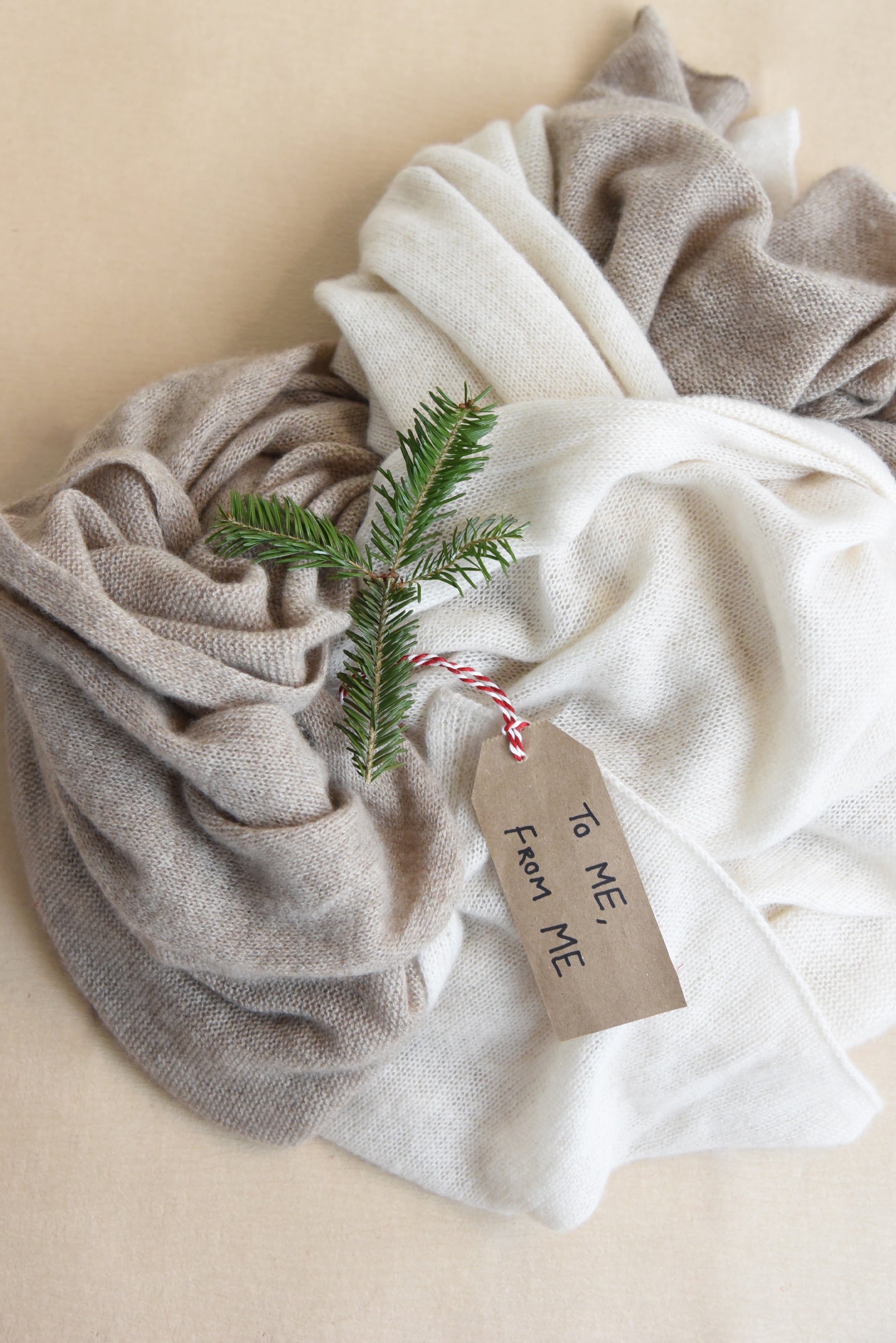 The Mathilda Cashmere Scarf // Moon