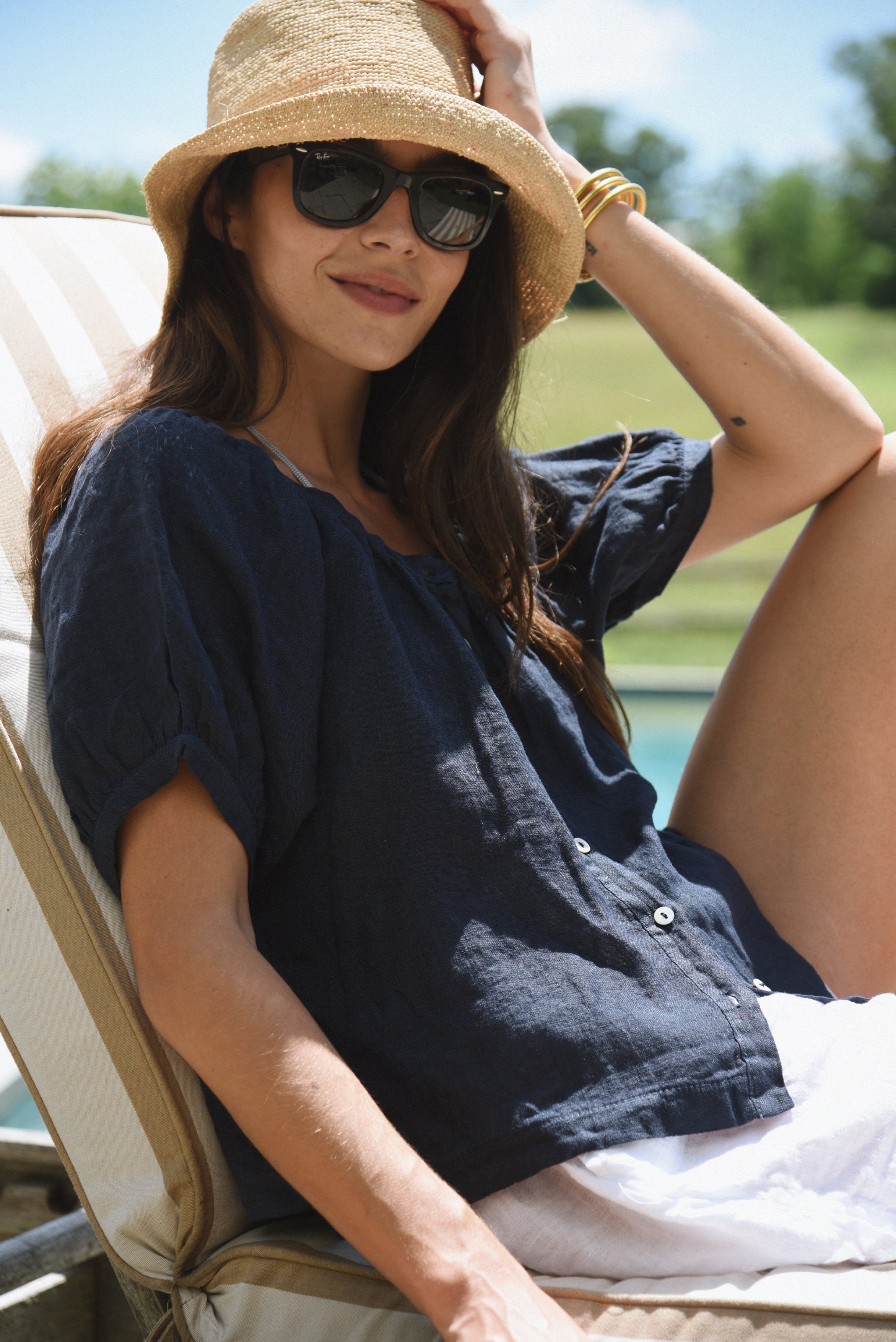 The Jade Blouse // Midnight