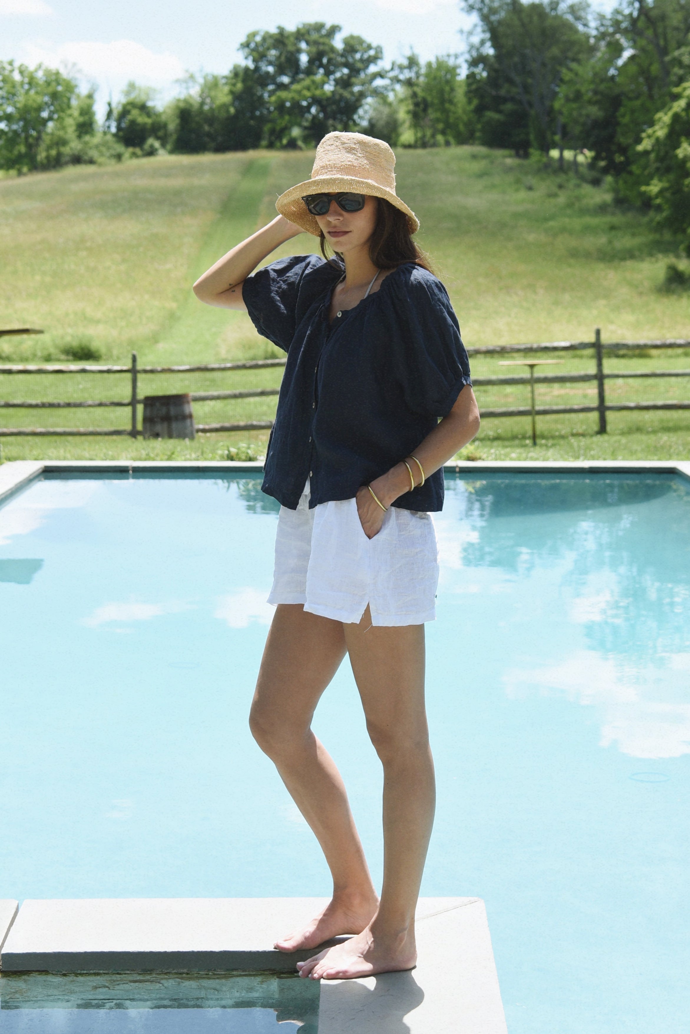 The Jade Blouse // Midnight