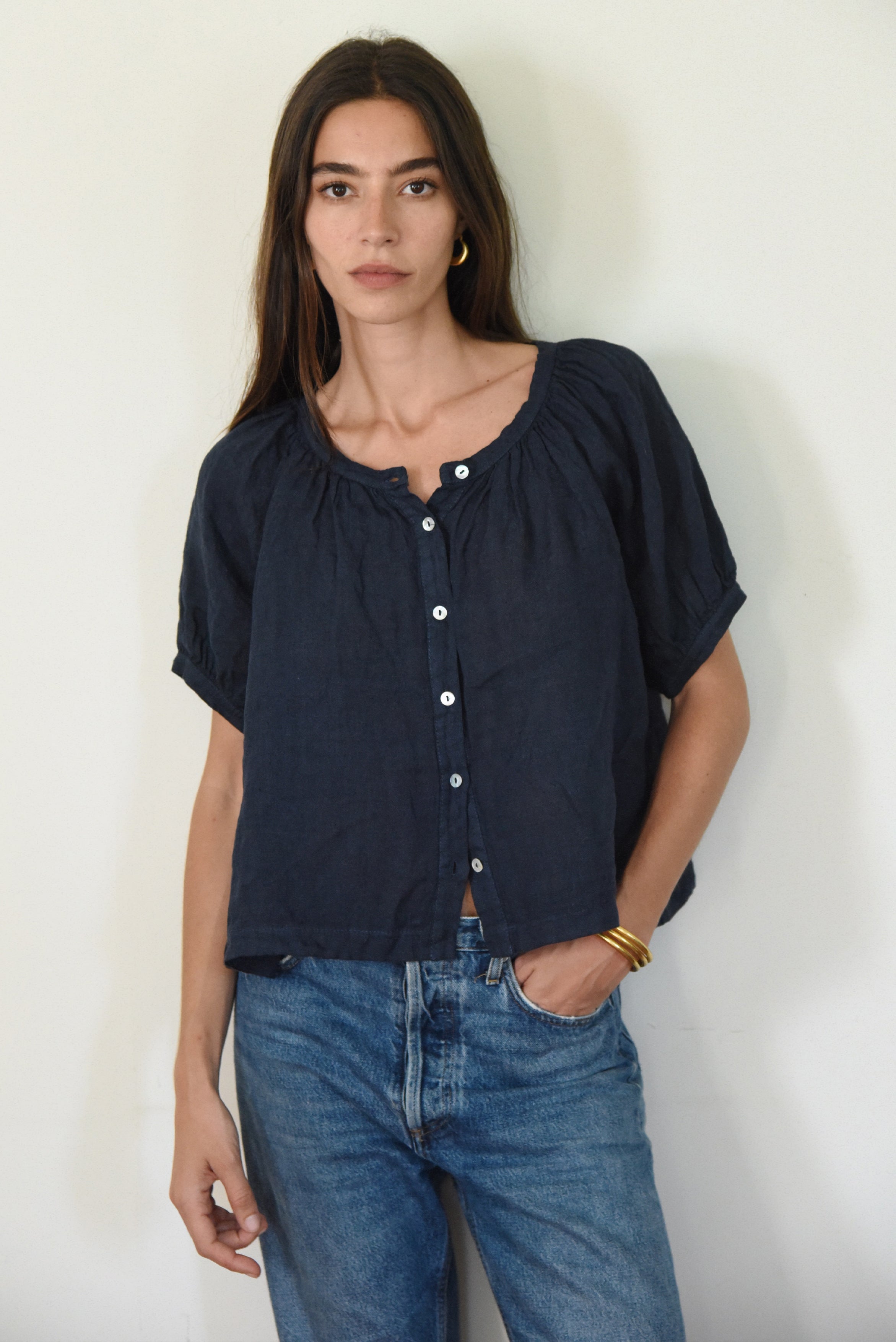 The Jade Blouse // Midnight