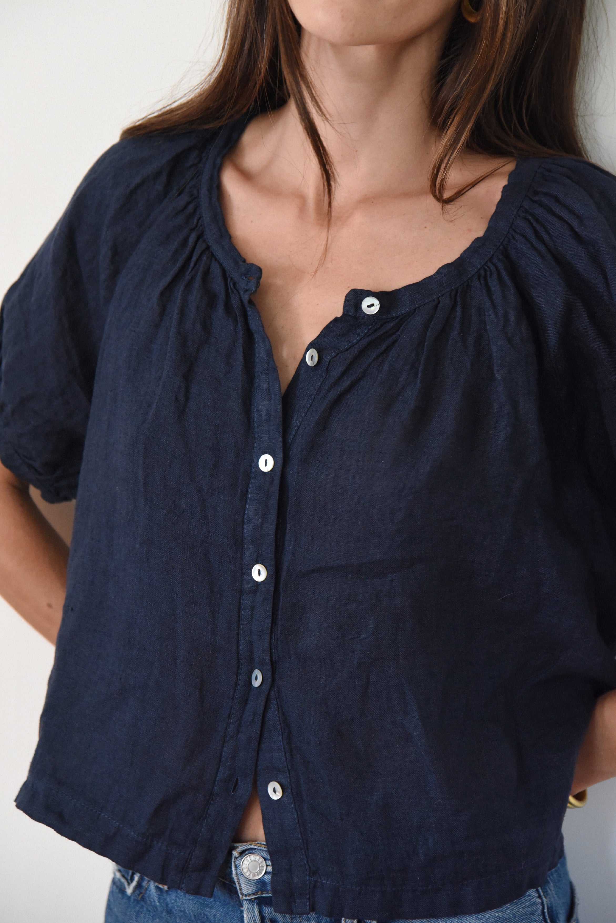 The Jade Blouse // Midnight