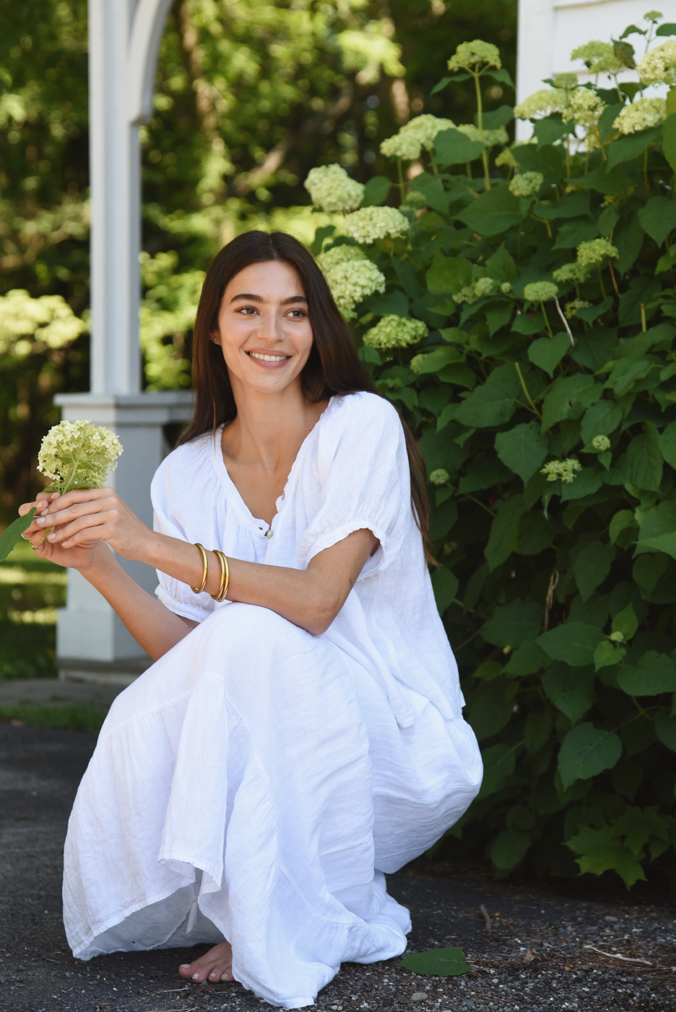 The Jade Blouse // Blanco