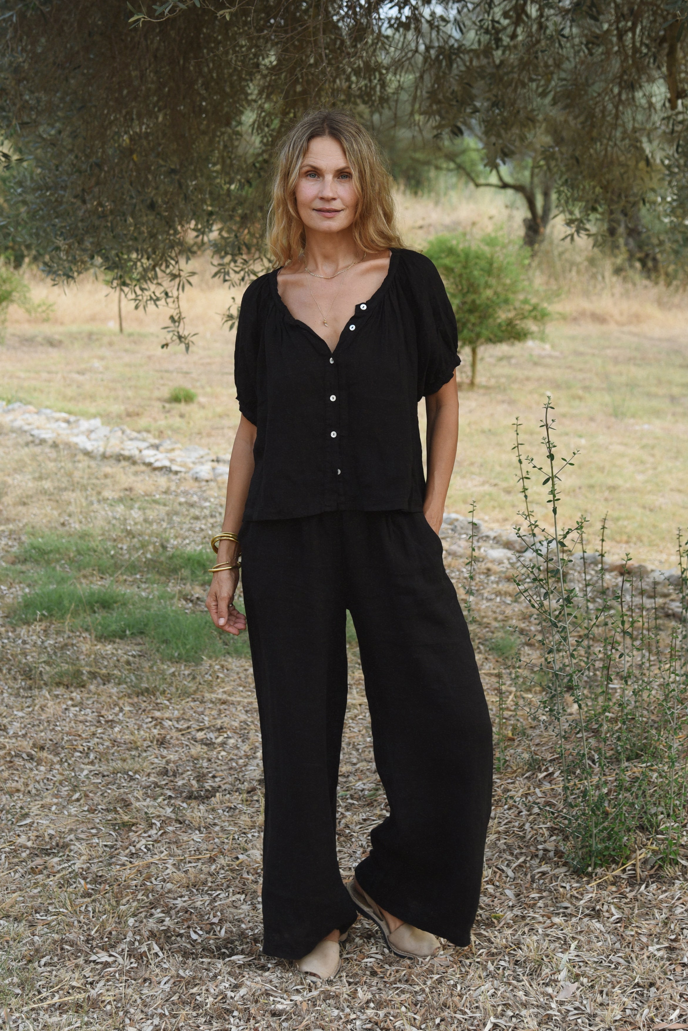The Jade Blouse // Noir
