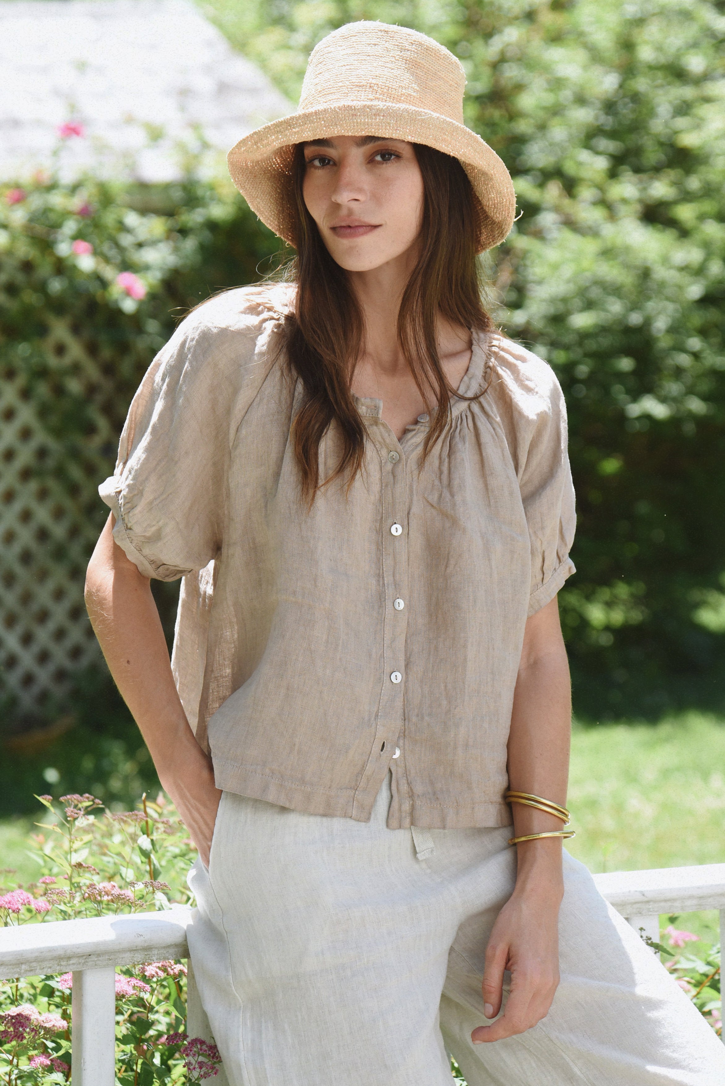 The Jade Blouse // Taupe