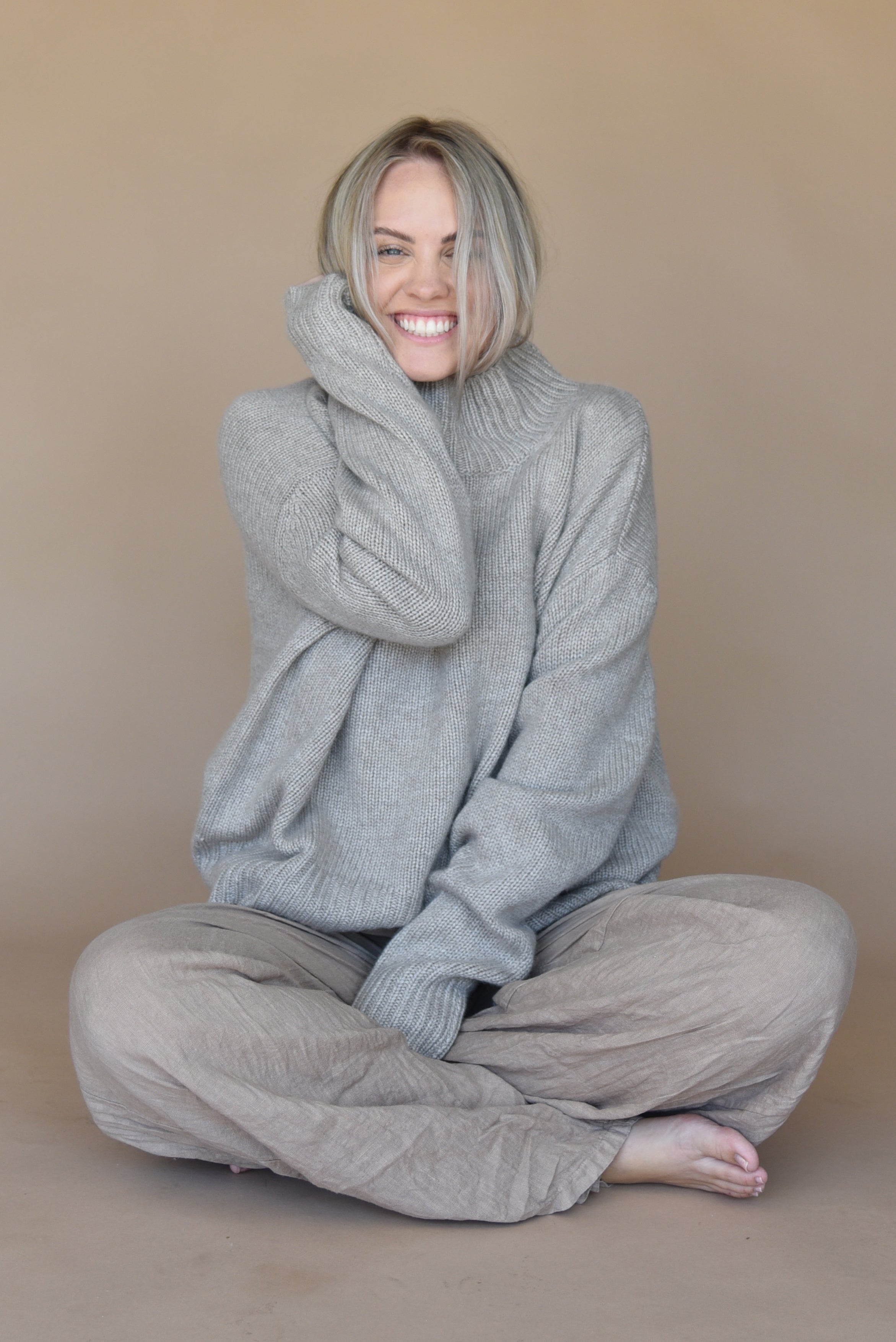 The Cashmere Carmel Sweater // Nutmeg